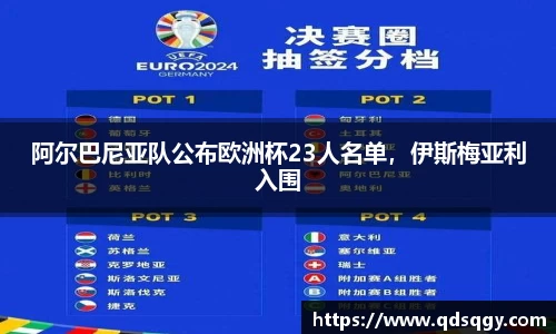 阿尔巴尼亚队公布欧洲杯23人名单，伊斯梅亚利入围